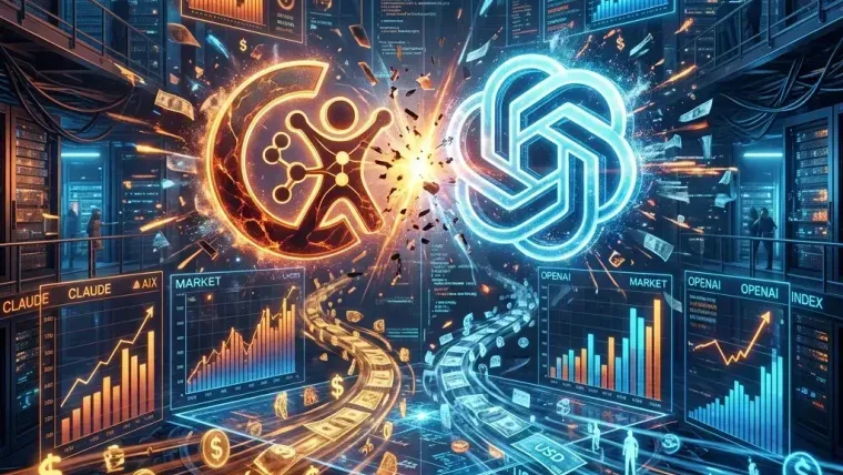Guerra dos $900 Bilhões: Anthropic Capta US$ 65 Bi e Supera OpenAI em Valor de Mercado