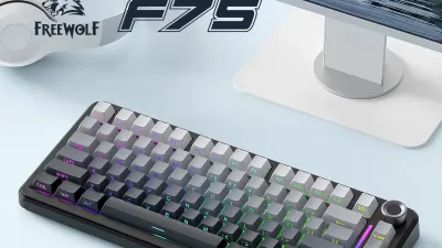 Teclado Mecânico FreeWolf F75 Wireless Tri-Mode: Vale a Pena em 2026? Análise Sincera