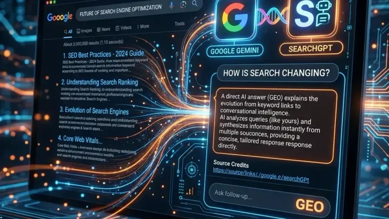 Google Gemini Spark e SearchGPT: A Transição Definitiva de SEO para GEO