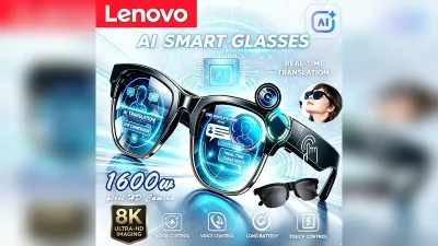 Óculos Inteligente Lenovo AI Smart Glasses: Câmera, Áudio e IA Valem a Pena em 2026? Análise Sincera