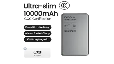 Review Movespeed S10: O Power Bank Magnético de 10000mAh Mais Fino Vale a Pena?