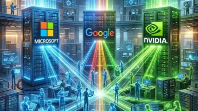 O Fim do Chatbot: Entenda a Batalha Bilionária entre Microsoft, Google e Nvidia para Dominar os Agentes de IA Autônomos