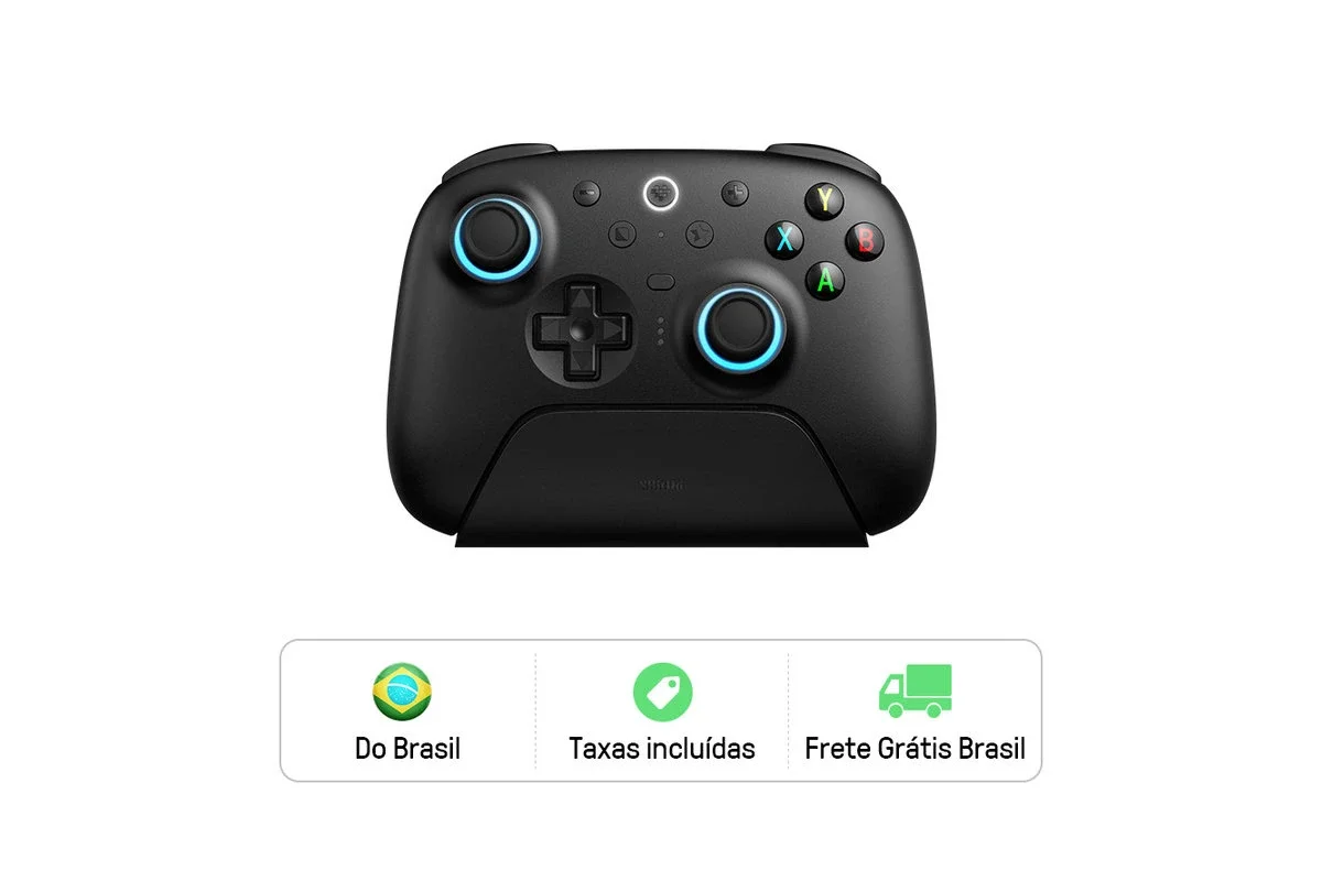 Adeus Drift: Por que o 8BitDo Ultimate é o Melhor Controle para PC e Android do Mercado