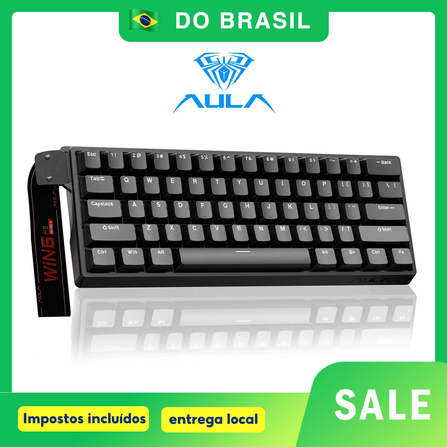 Gatilho Instantâneo: Como o Teclado Magnético AULA Wind 60 Redefine a Precisão nos Jogos Competitivos