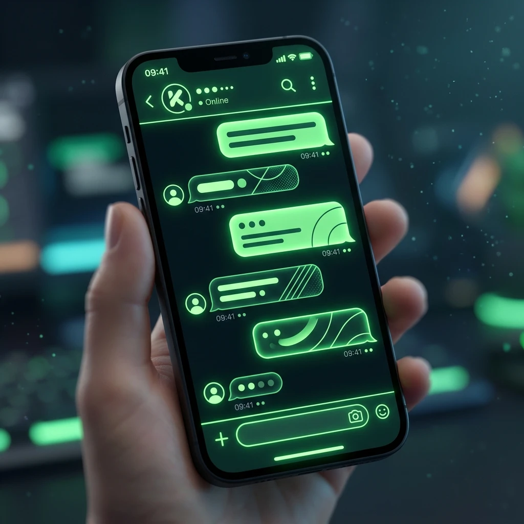 Interface representativa de personalização e escrita de mensagens pré-definidas para campanhas no WhatsApp