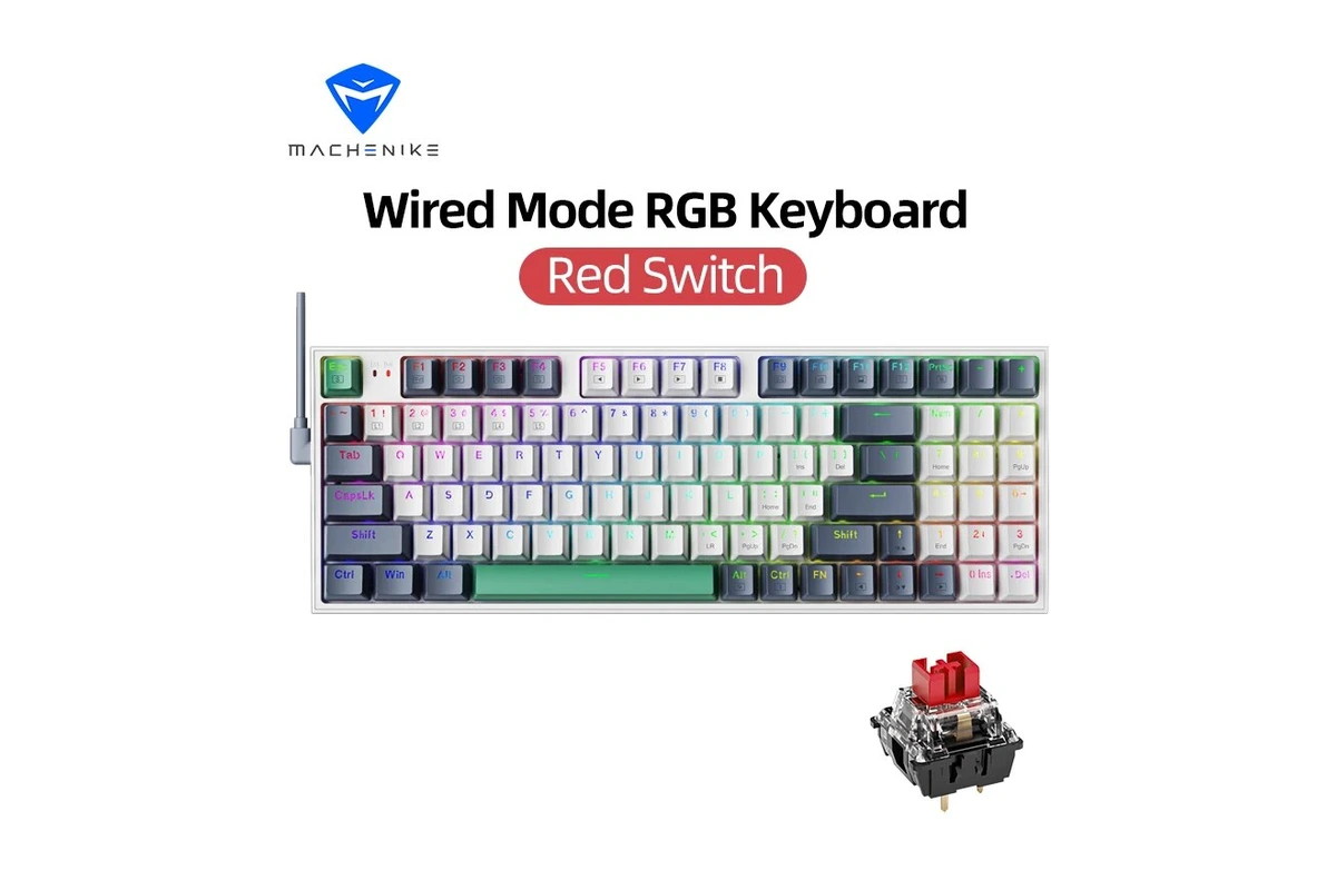 Teclado Mecânico Machenike K500-94 do AliExpress: Vale a Pena em 2026?