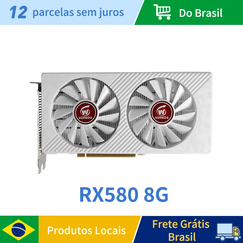 Placa de Vídeo RX 580 8GB Veineda do AliExpress: Vale a Pena em 2026?